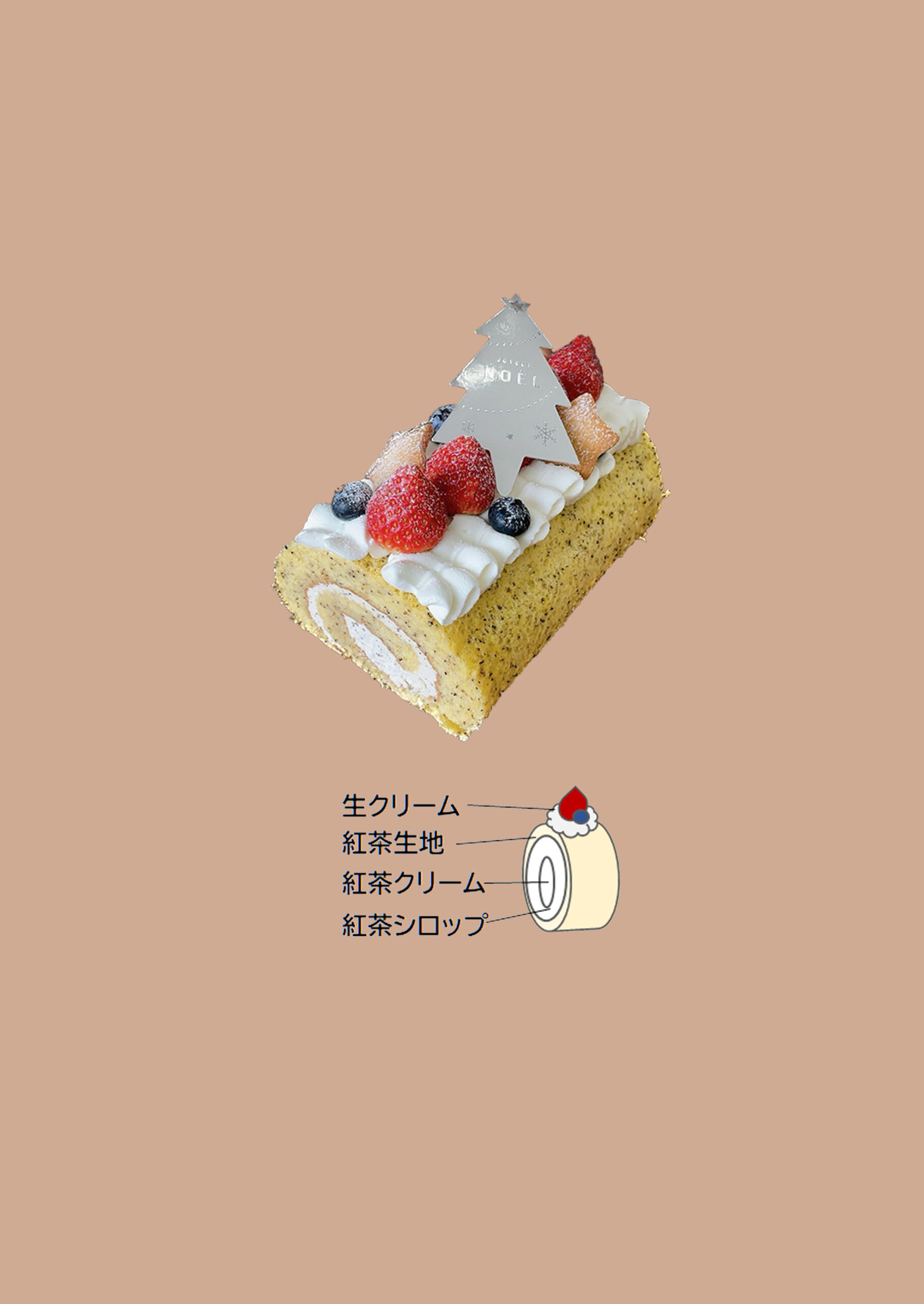 ⑦紅茶ロール