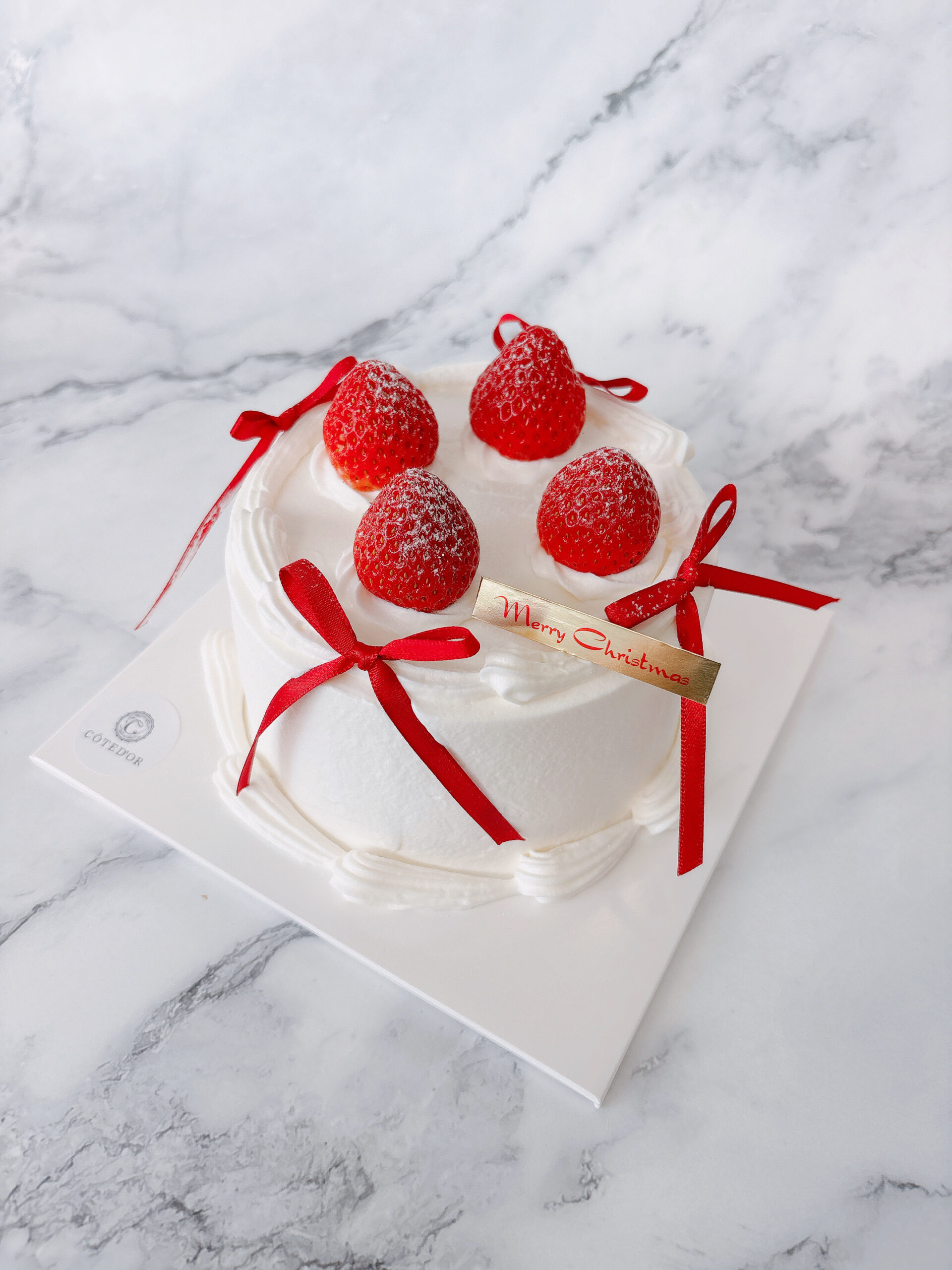 ③生クリーム4号　リボン(Xmas2025）