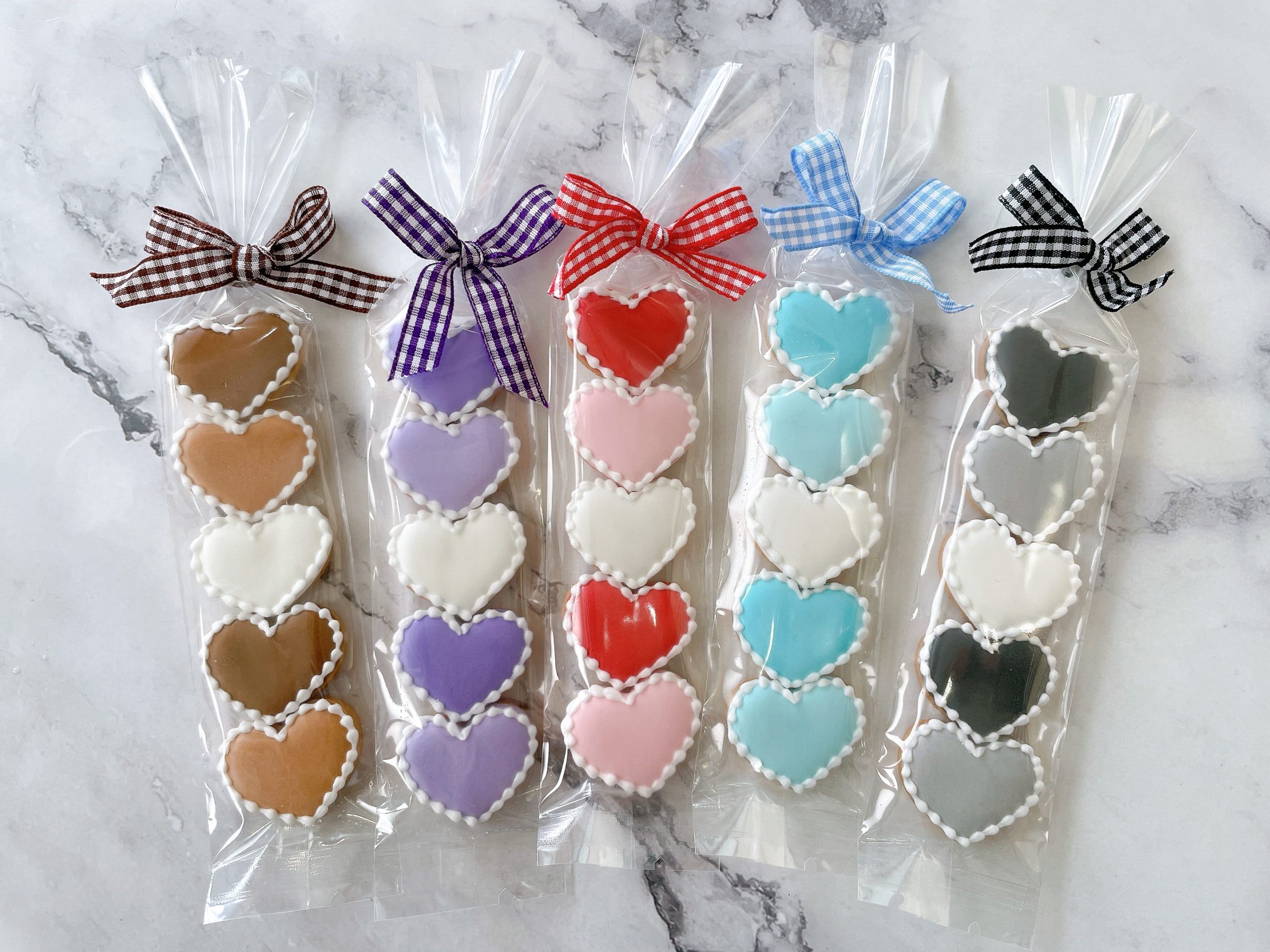 ハートクッキー5枚入り　Ｂ