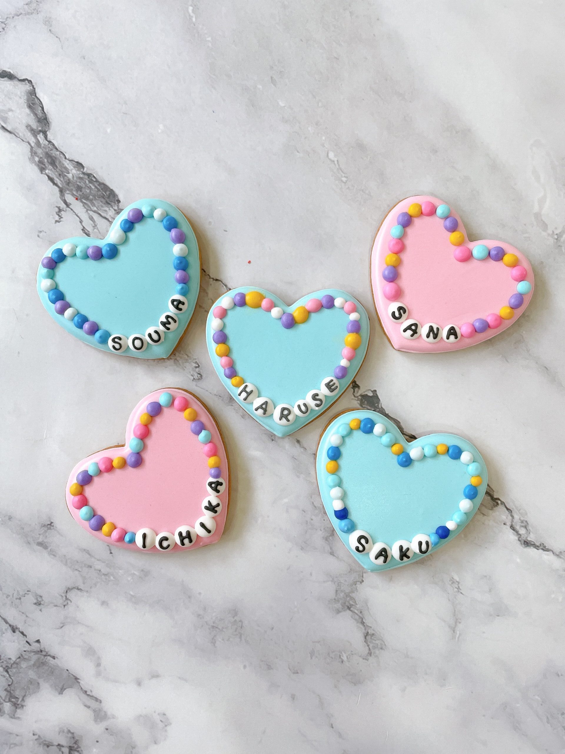 ネームブレスレットクッキー